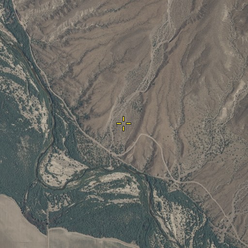Aerial/Satellite Image of George Canyon, AZ
