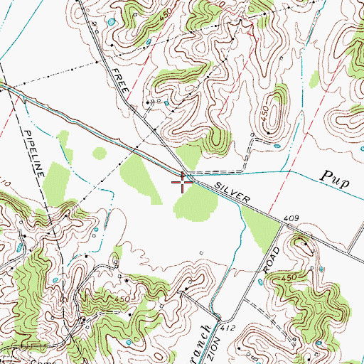 Topographic Map of May String Branch, KY