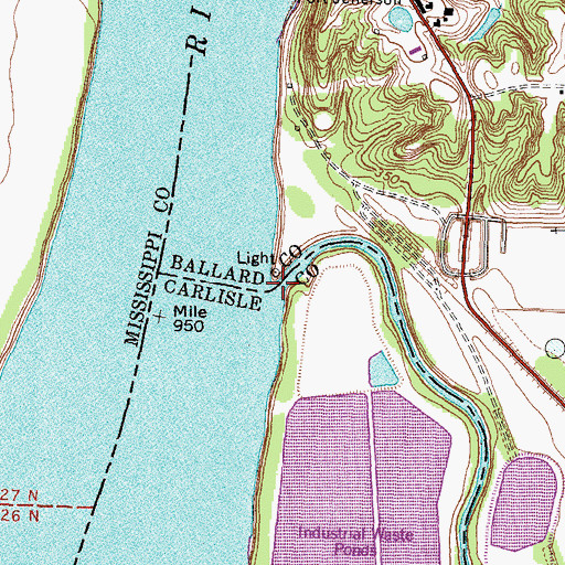 Topographic Map of Mayfield Creek, KY