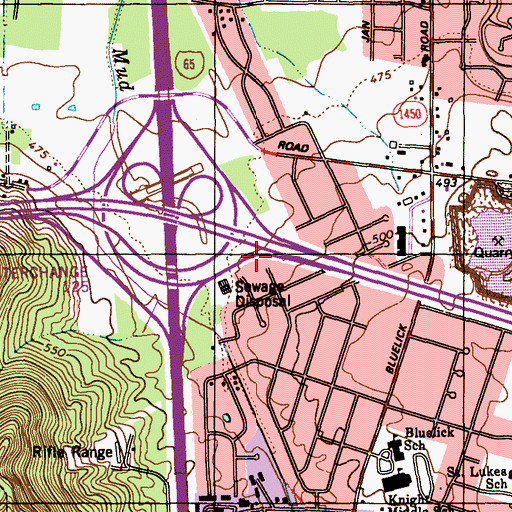 Topographic Map of McCawley Cemetery, KY