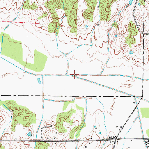 Topographic Map of McClane Creek, KY