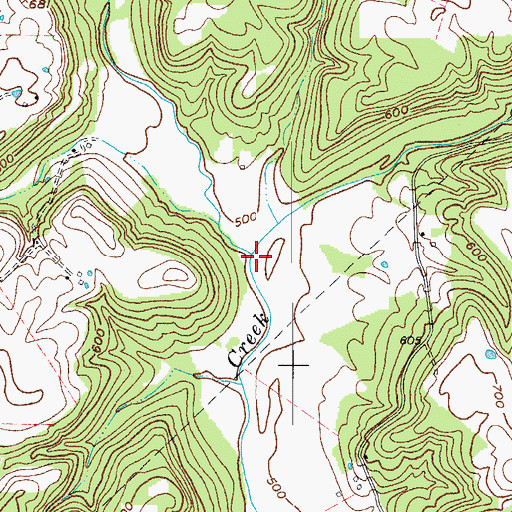 Topographic Map of McClure Fork, KY
