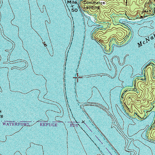 Topographic Map of McNabb Creek, KY