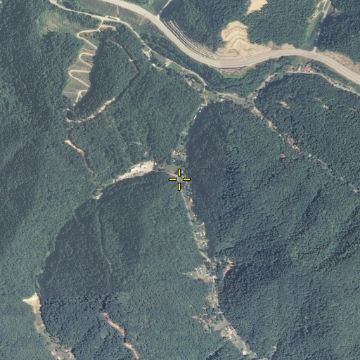 Aerial/Satellite Image of Meathouse Fork, KY