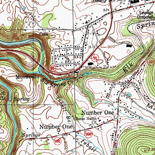 Topographic Map of Missouri Hollow, KY