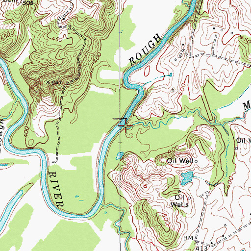 Topographic Map of Morrison Run, KY