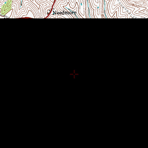 Topographic Map of Mount Hebron Baptist Church, KY