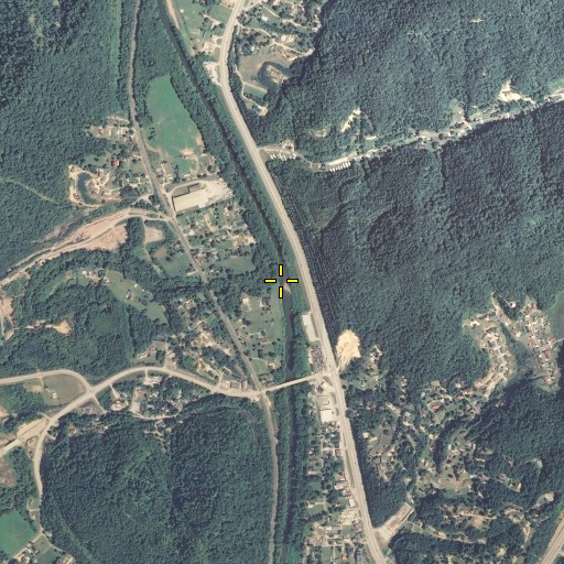 Aerial/Satellite Image of Mud Creek, KY