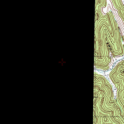 Topographic Map of Muddy Branch, KY
