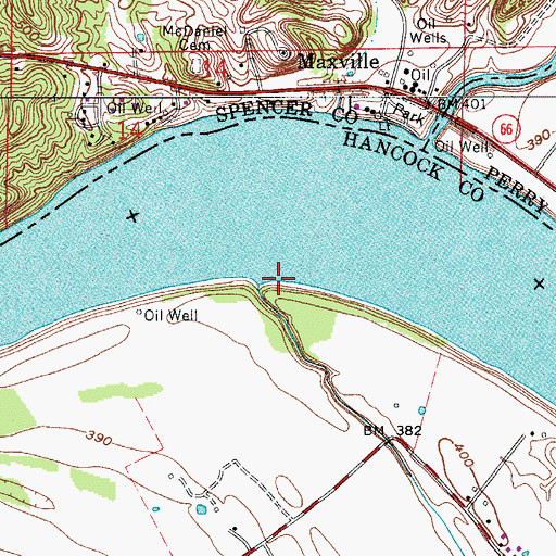 Topographic Map of Muddy Gut, KY