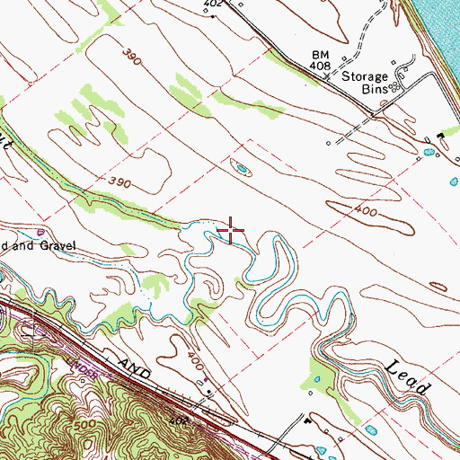 Topographic Map of Muddy Gut, KY