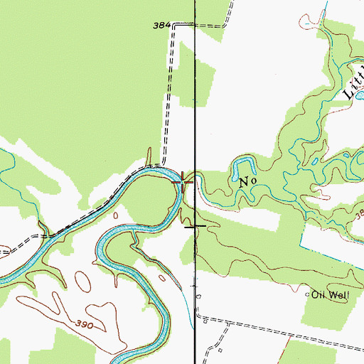 Topographic Map of No Creek, KY
