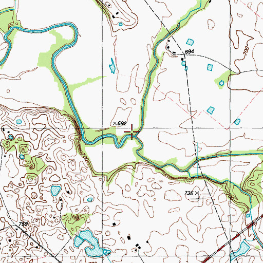 Topographic Map of North Fork Nolin River, KY
