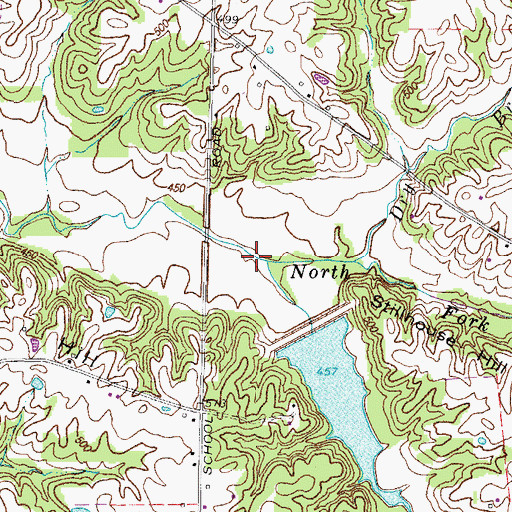 Topographic Map of North Fork Soldier Creek, KY