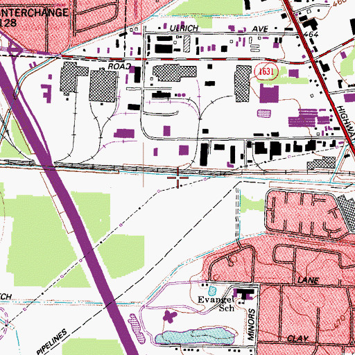 Topographic Map of Northern Ditch, KY