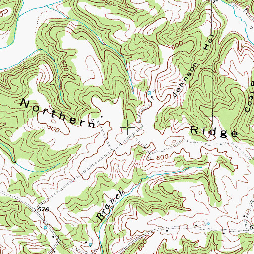 Topographic Map of Northern Ridge, KY