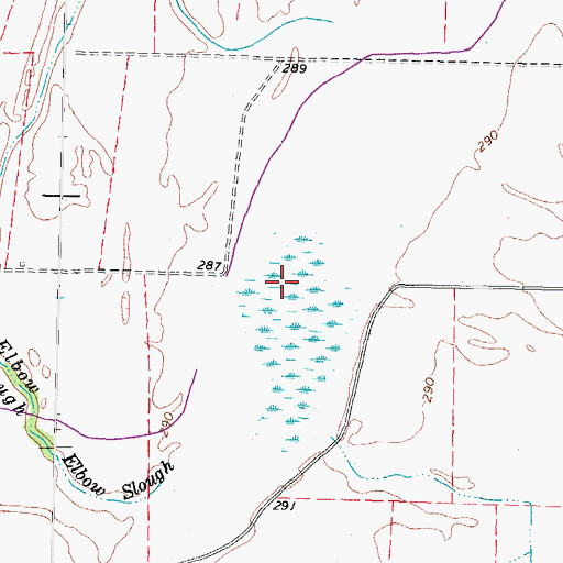 Topographic Map of Open Pond, KY