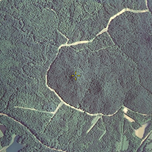Aerial/Satellite Image of Orms Knob, KY