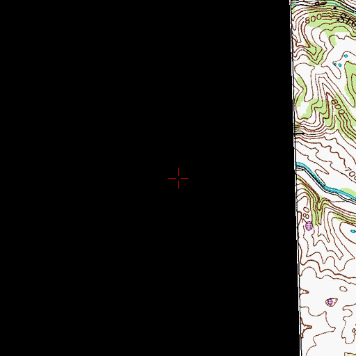 Topographic Map of Otter Creek Church, KY