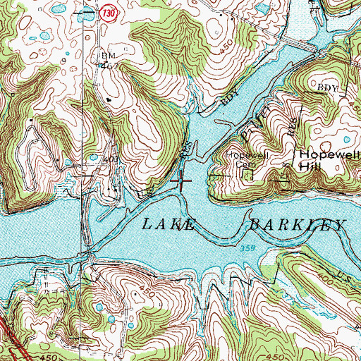 Topographic Map of Pilfer Creek, KY