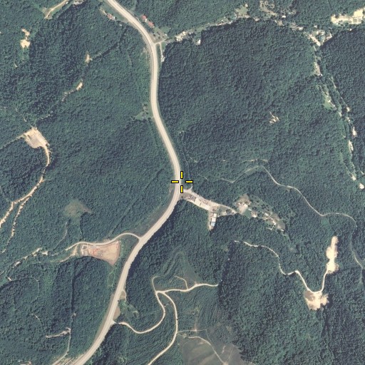 Aerial/Satellite Image of Pine Fork, KY