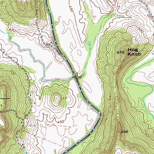 Topographic Map of Pipe Run, KY