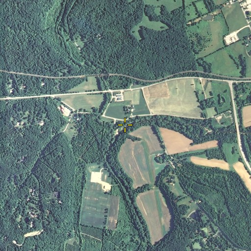 Aerial/Satellite Image of Pope Lick, KY
