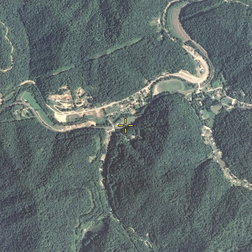 Aerial/Satellite Image of Potato Branch, KY