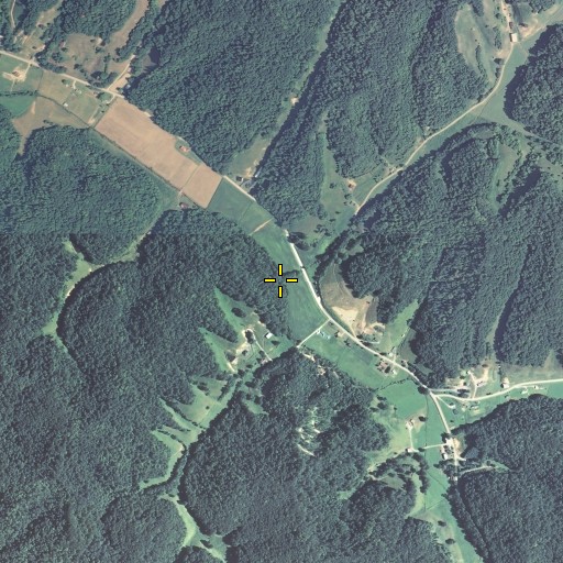 Aerial/Satellite Image of Pryor Fork, KY