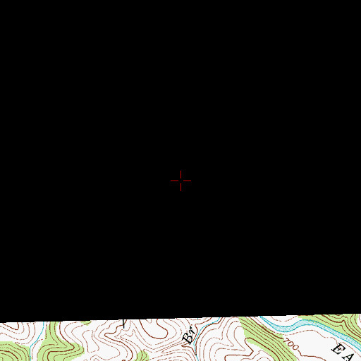Topographic Map of Richland Creek, KY