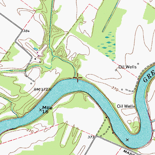 Topographic Map of Richland Slough, KY