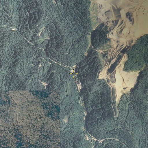 Aerial/Satellite Image of Right Fork Lick Branch, KY