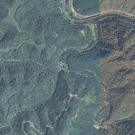 Aerial/Satellite Image of Right Fork Malachi Branch, KY