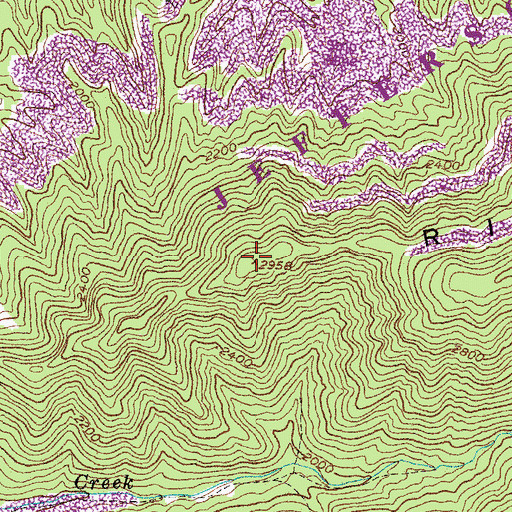 Topographic Map of River Ridge, KY