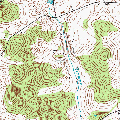 Topographic Map of Rock Spring School, KY