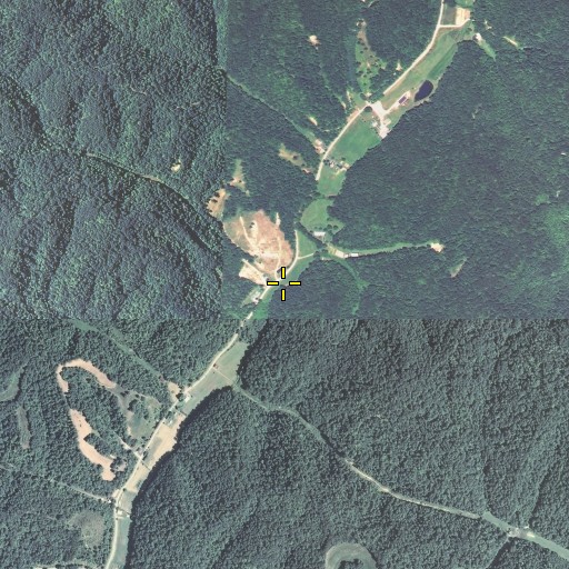 Aerial/Satellite Image of Rocky Branch, KY