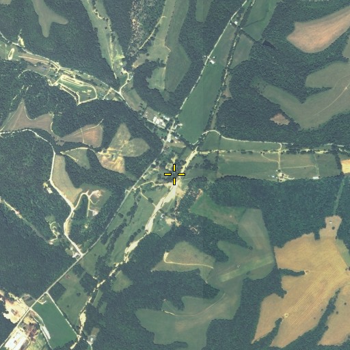 Aerial/Satellite Image of Rowe Branch, KY