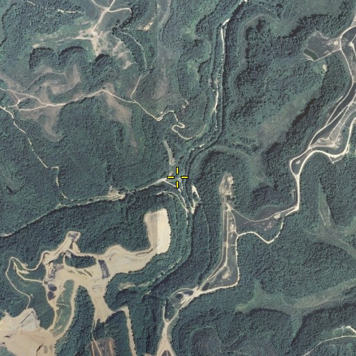 Aerial/Satellite Image of Sand Lick Branch, KY