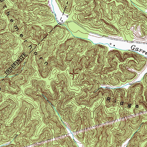 Topographic Map of Schemerhorn Ridge, KY