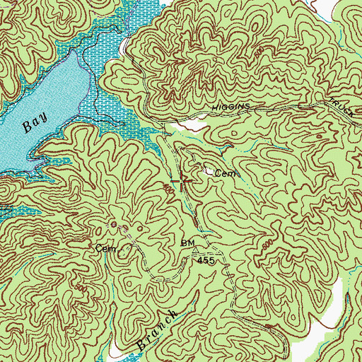 Topographic Map of Scout Trail, KY