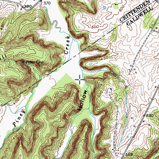 Topographic Map of Sigler Hollow, KY