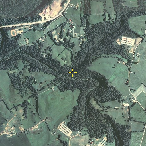 Aerial/Satellite Image of Simpson Branch, KY