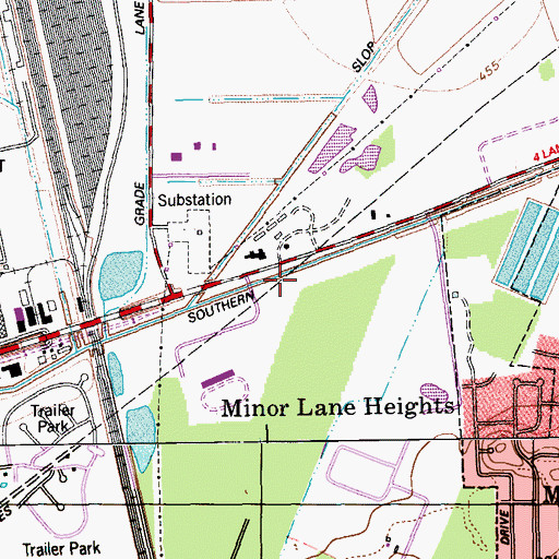 Topographic Map of Southern Ditch, KY