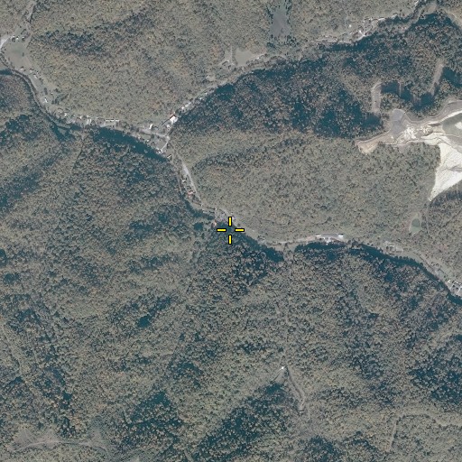 Aerial/Satellite Image of Spruce Pine Branch, KY