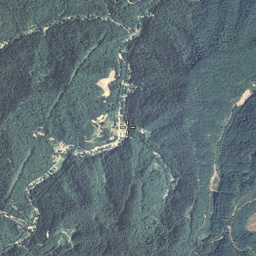 Aerial/Satellite Image of Spruce Pine School, KY