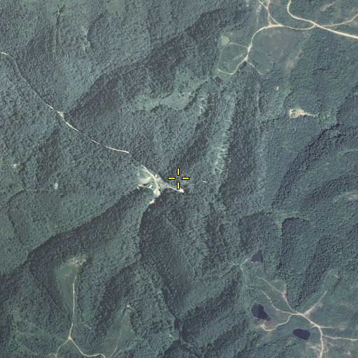 Aerial/Satellite Image of Squirrel Fork, KY