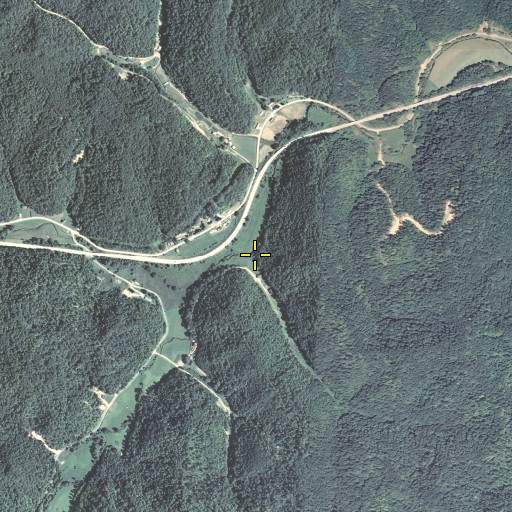 Aerial/Satellite Image of Stamper Branch, KY