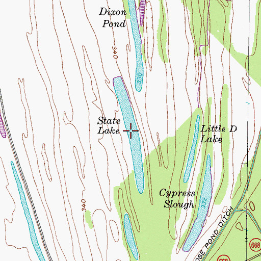 Topographic Map of State Lake, KY