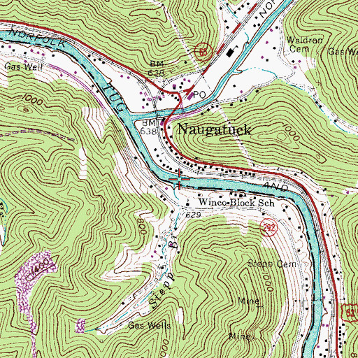 Topographic Map of Stepp Branch, KY