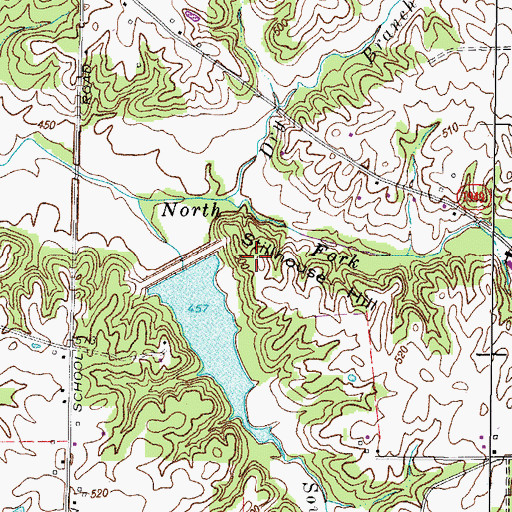 Topographic Map of Stillhouse Hill, KY